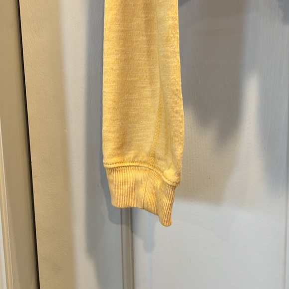 Free People gold Jersey knit cropped top with ruffle - Picture 4 of 13